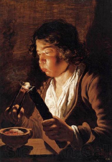 Jan lievens Fire and Childhood Spain oil painting art